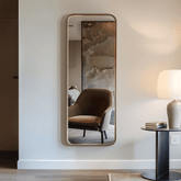 Gharaana Mirrors Mile Metal Wall Mirror